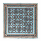 Como Aqua Green Silk Pocket Square