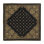 Caramelle - Black Cotton & Silk Bandana