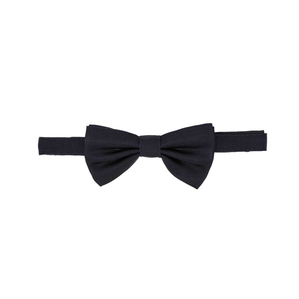 SERAFINESILK-/black-pre-tied-grosgrain-silk-bow-tie-smaller-model