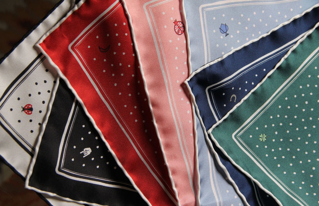Good Luck, Italian Style: Silk Pocket Squares with a Story