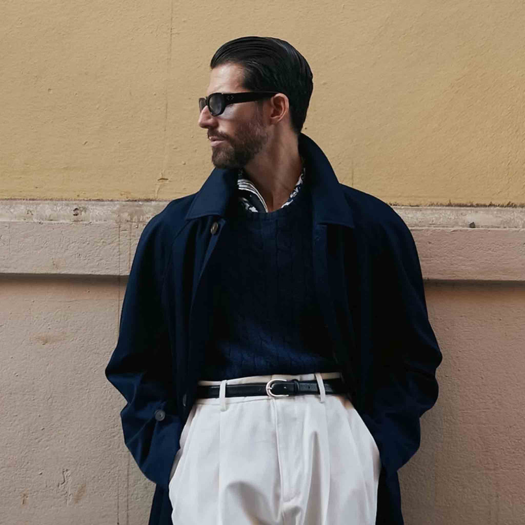 Black Cotton and Silk Bandana Serà Fine Silk