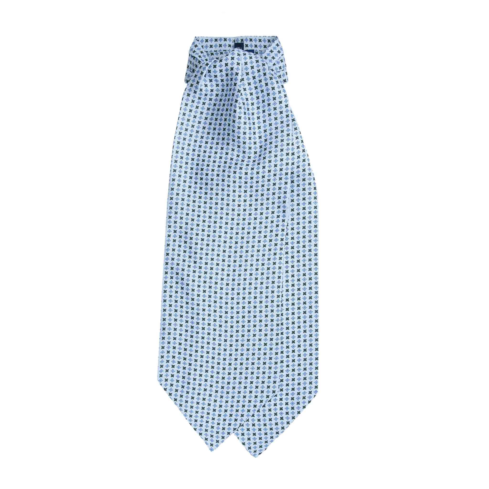 Light Blue Ascot Geometric Pattern