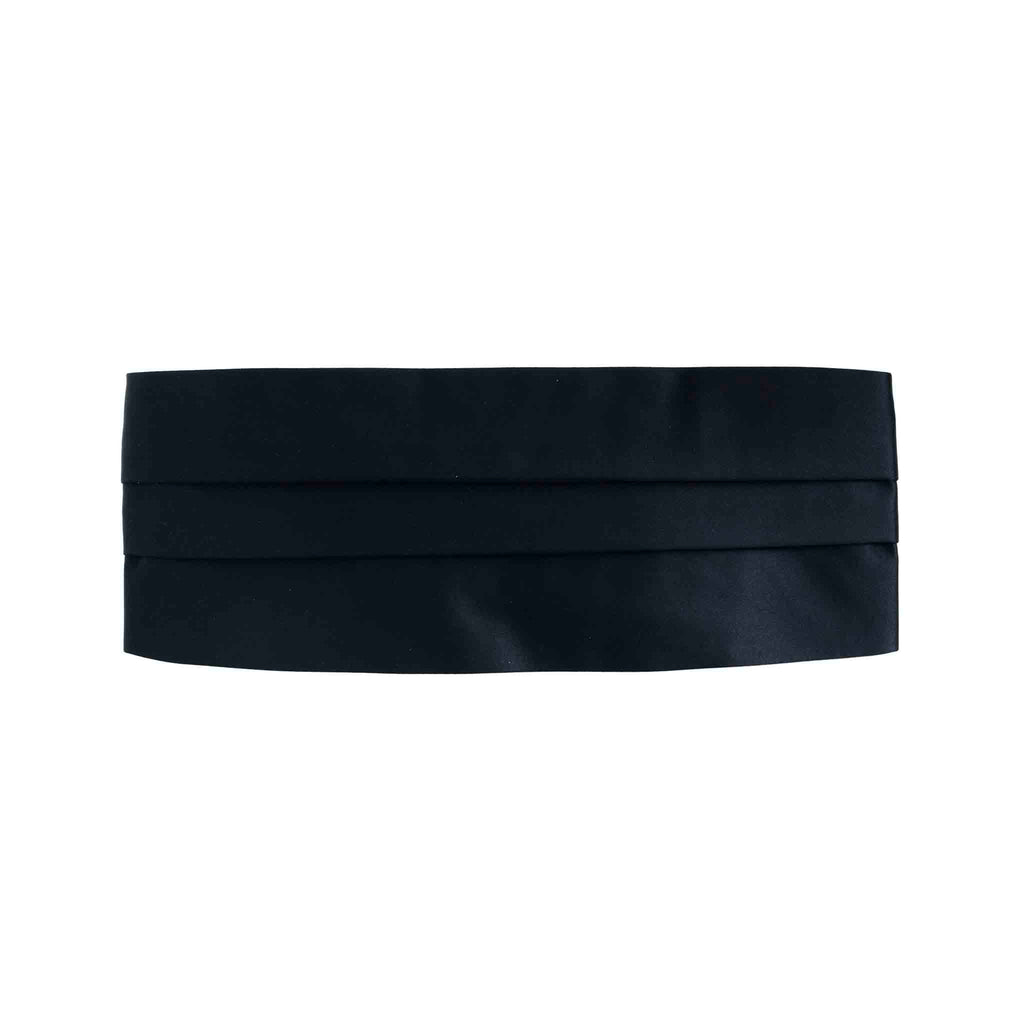 Black Silk Cummerbund Serà Fine Silk