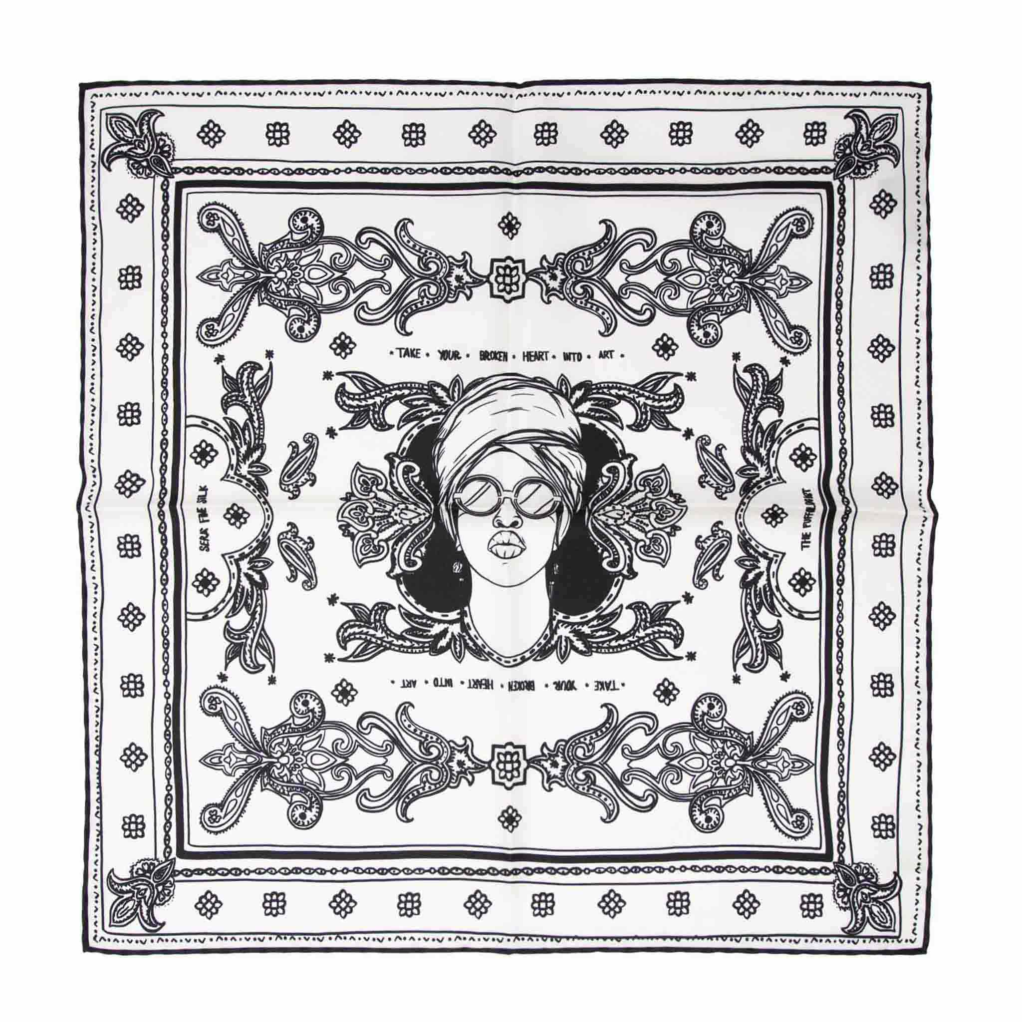 Take your broken heart into art Bandana