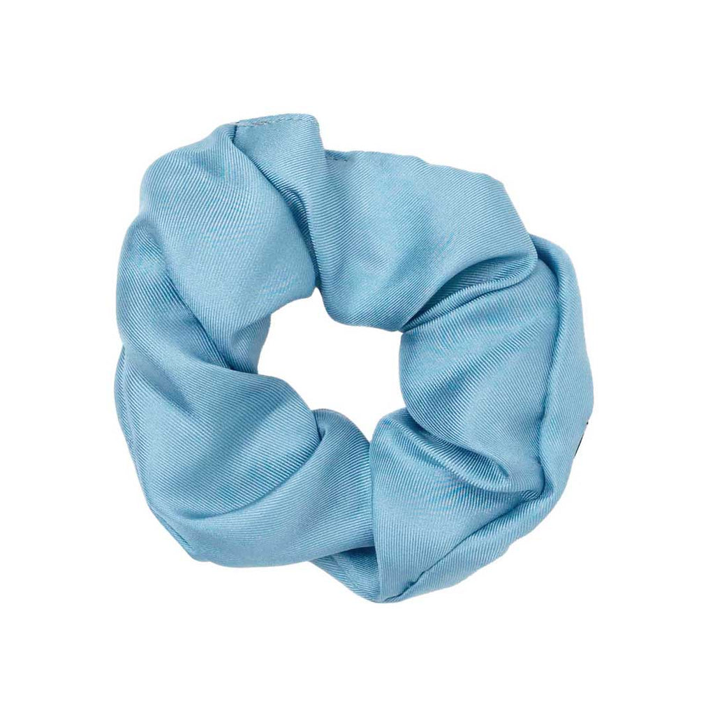 Light Blue Silk Scrunchy Serà Fine Silk