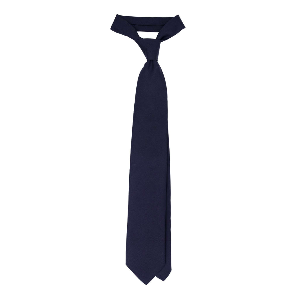 Navy Blue Silk Tie Serà Fine Silk
