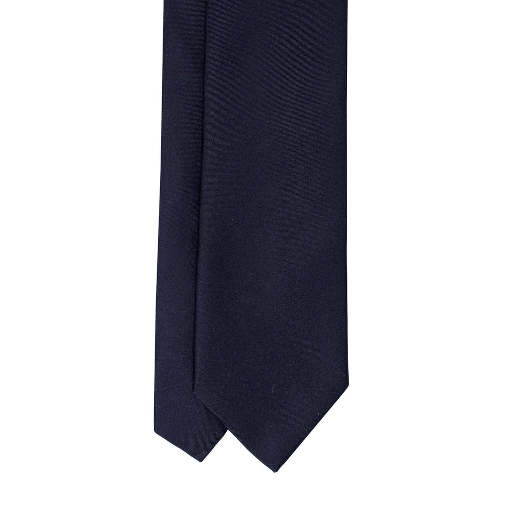 Navy Blue Silk Tie Serà Fine Silk