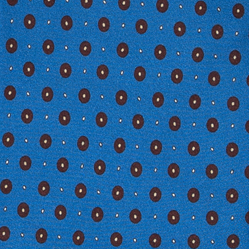 Blue Silk Tie & Grenat Ribbed Cotton Socks Set Serà Fine Silk