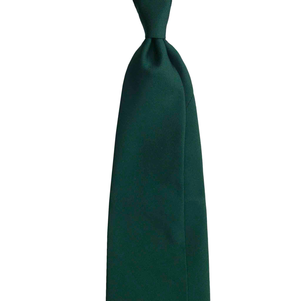 Forest Green Silk Tie Serà Fine Silk