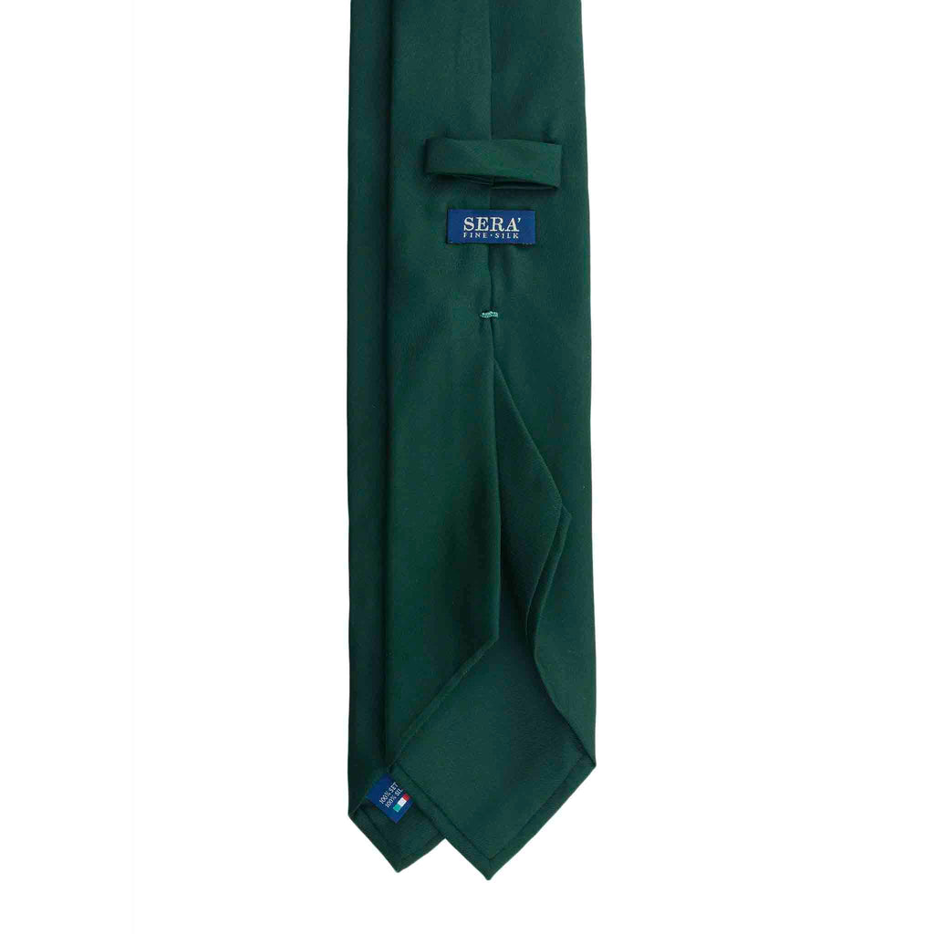 Forest Green Silk Tie Serà Fine Silk