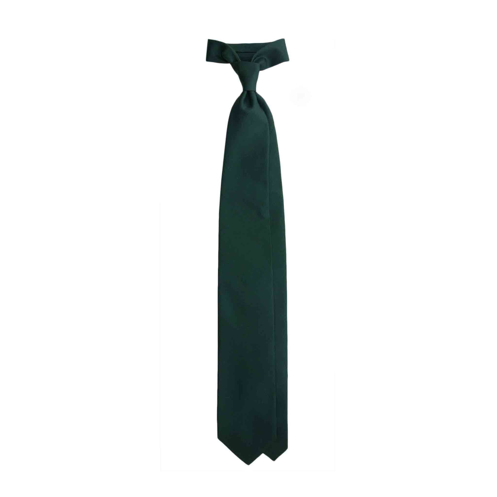 Forest Green Silk Tie Serà Fine Silk