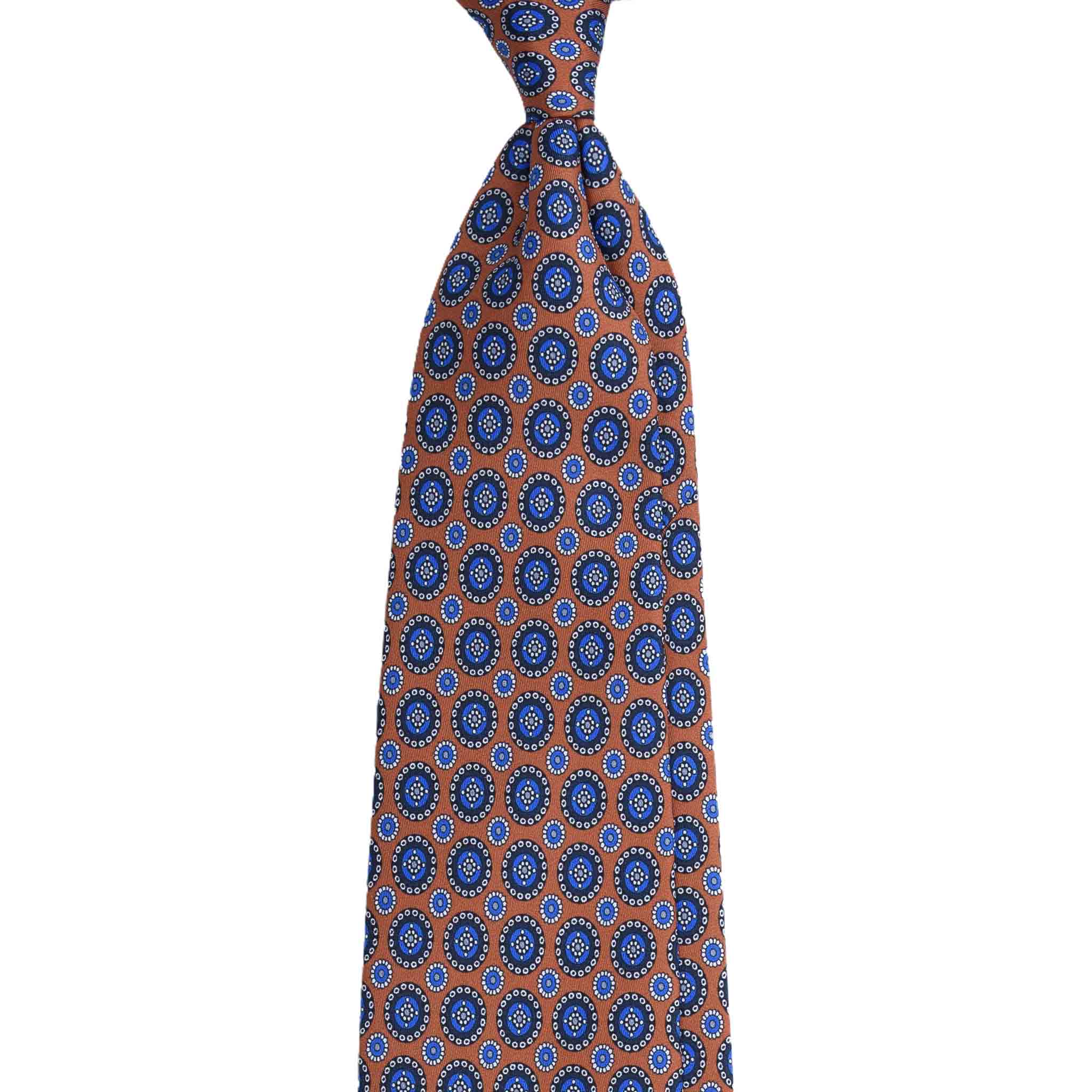 Orange Tie Round Pattern
