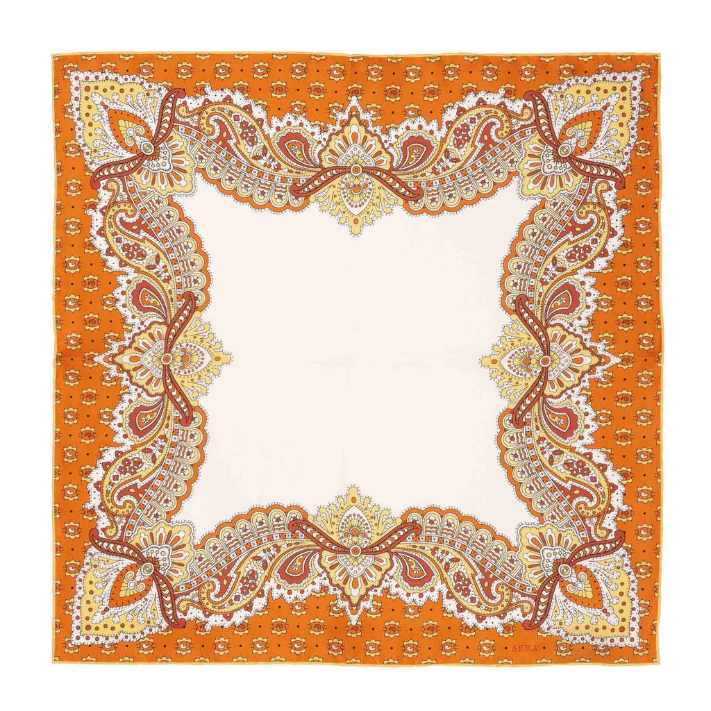 Fiori d'Arancio Silk Pocket Square Serà Fine Silk