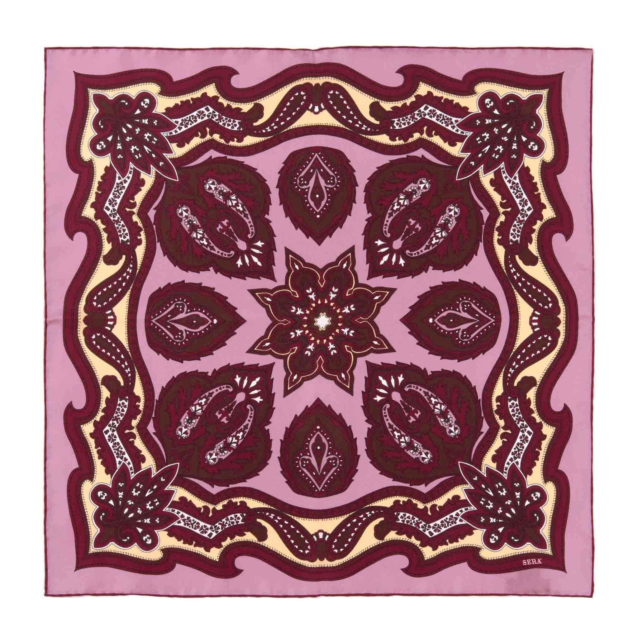 Wild Strawberry Chianti Pocket Square