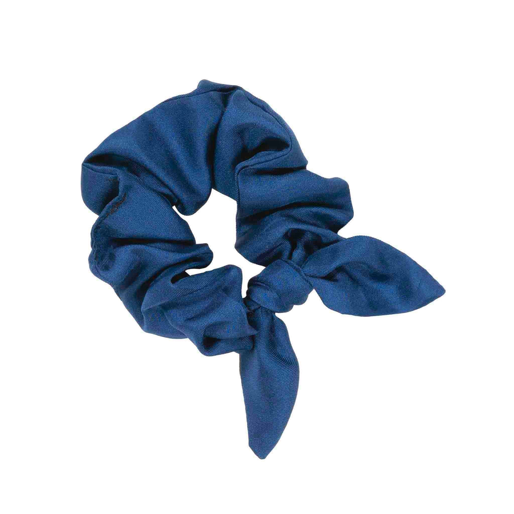 Blue Silk Scrunchy | Serà Fine Silk
