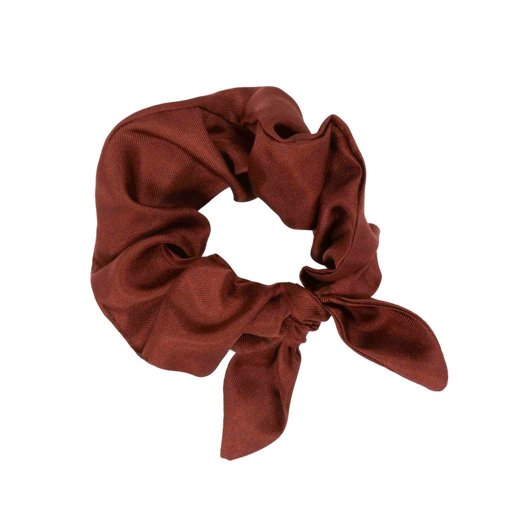 Brown Silk Scrunchy Serà Fine Silk