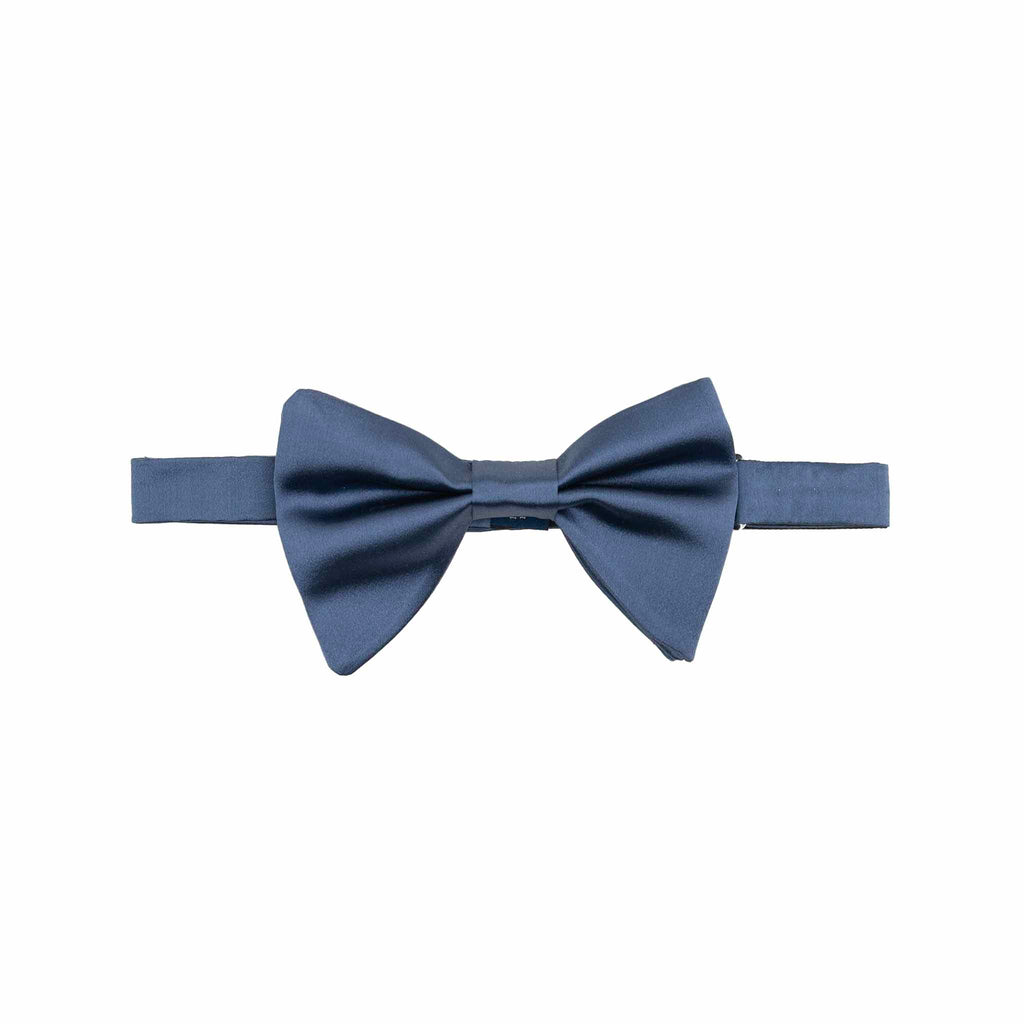 Dust Blue Pre-Tied Silk Butterfly Bow Tie Serà Fine Silk