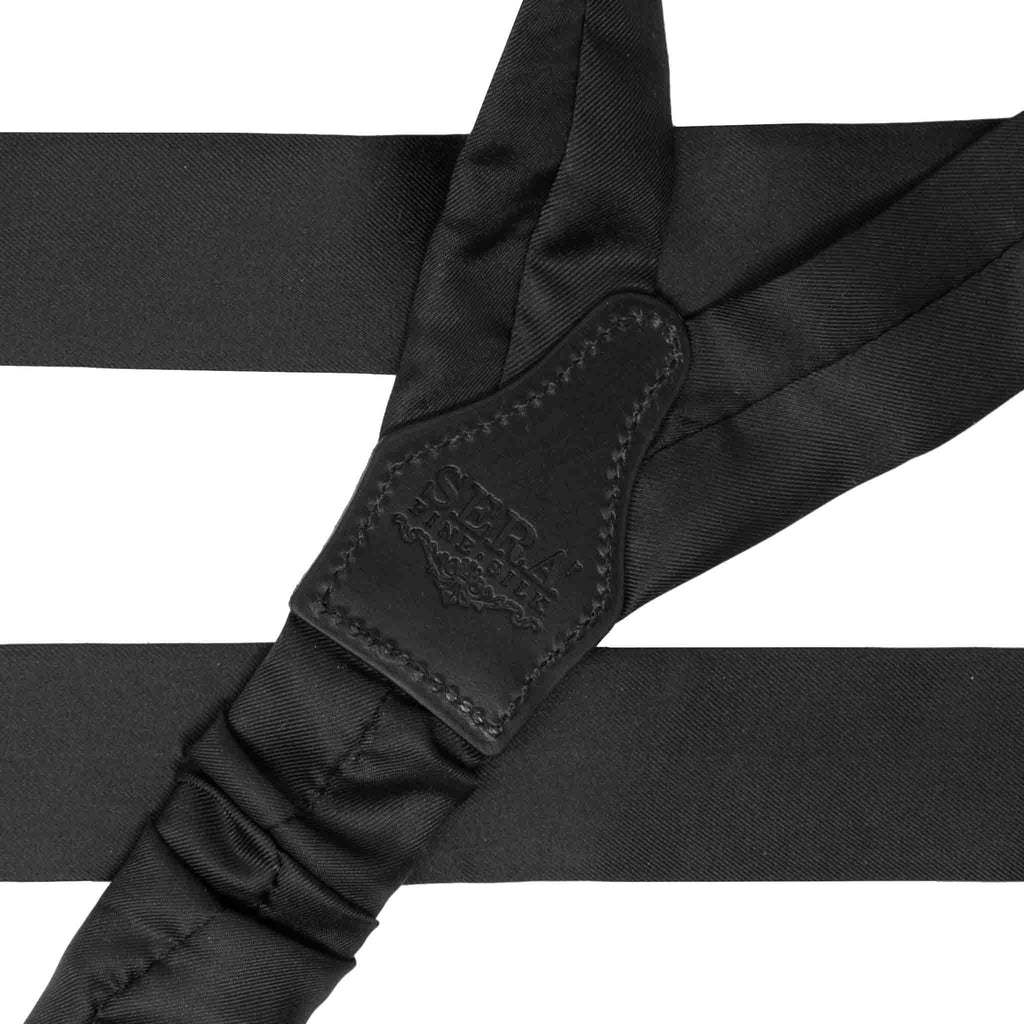 Black Silk Suspenders Serà Fine Silk