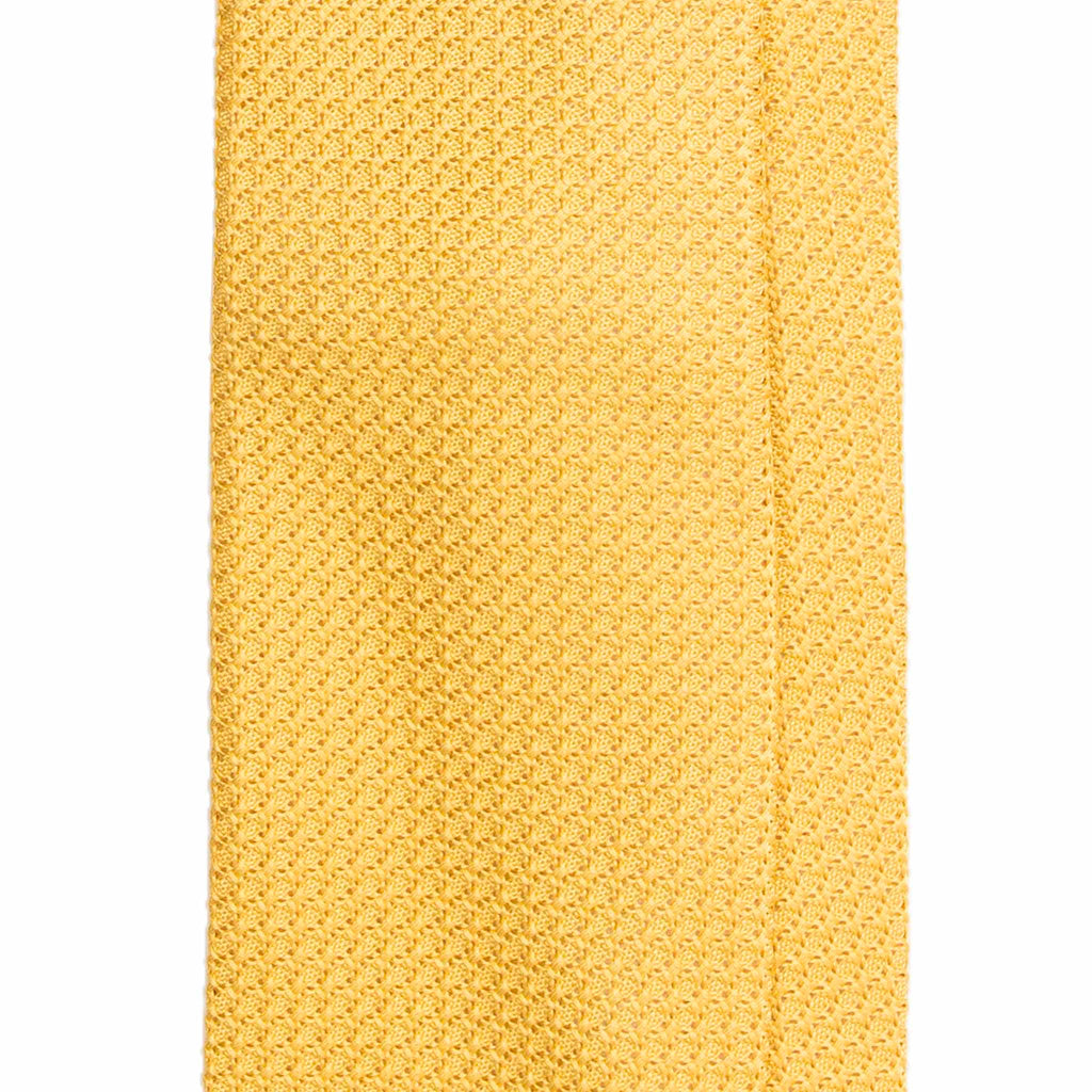 Yellow Garza Grossa Grenadine Silk Tie Serà Fine Silk