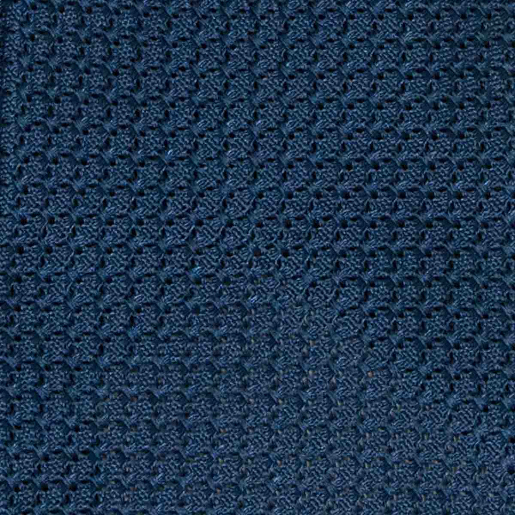 navy blue garza grossa grenadine silk tie - sera fine silk