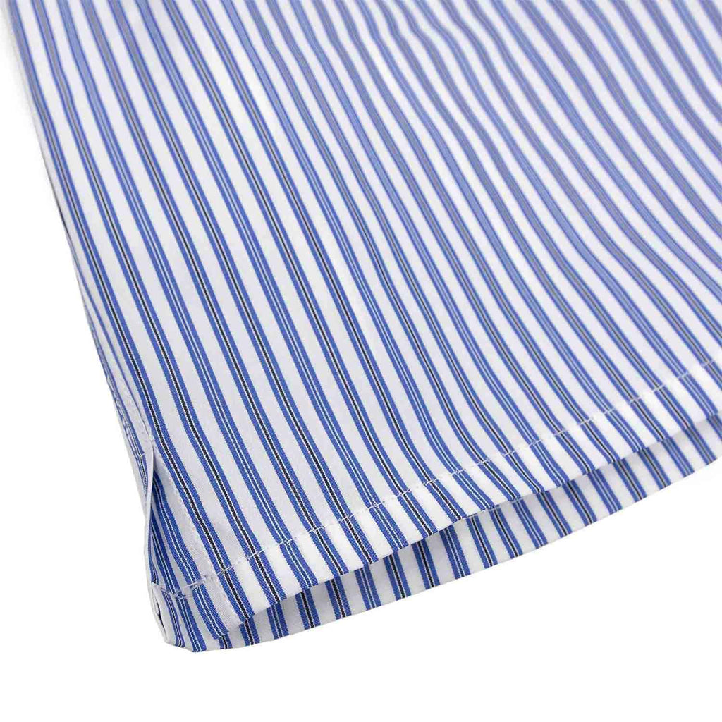 sera fine silk - underwear boxers blue striped cotton boxers