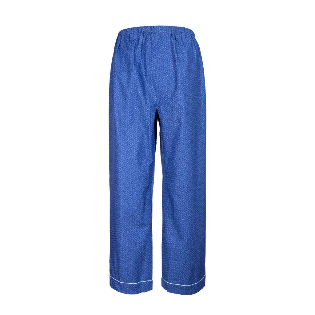 Blue Paisley Cotton Pajama Serà Fine Silk