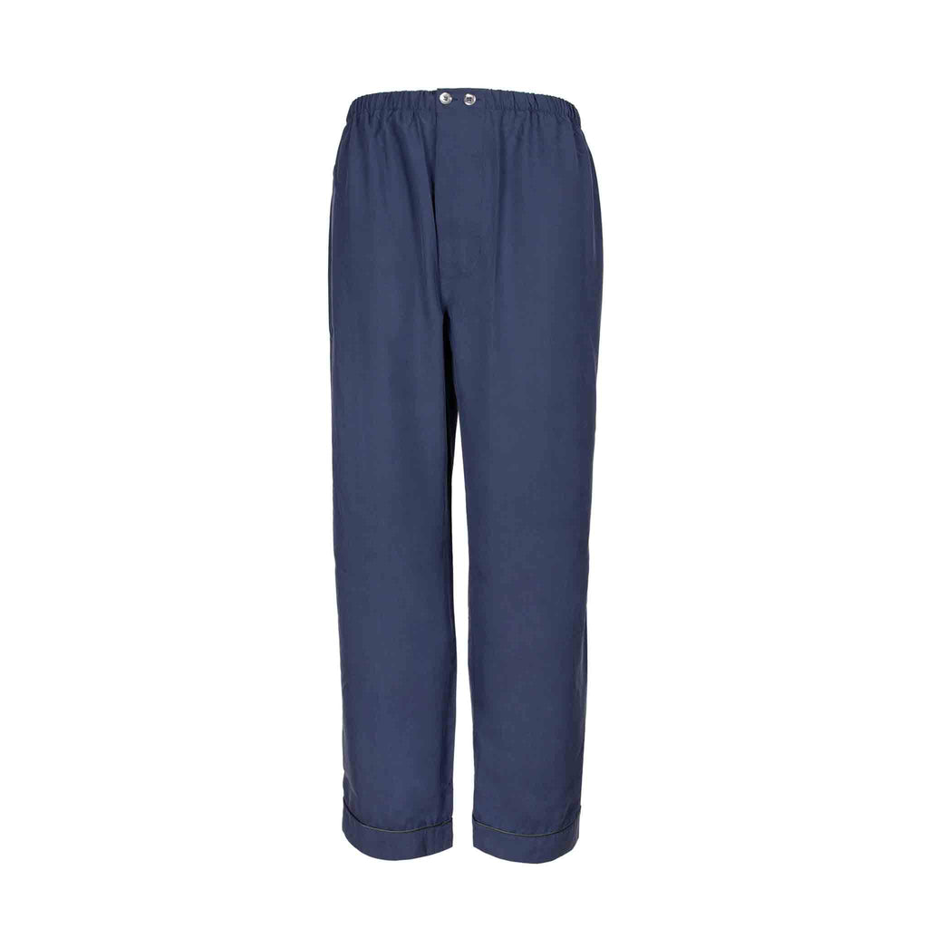 sera fine silk - navy blue silk pajama bottom