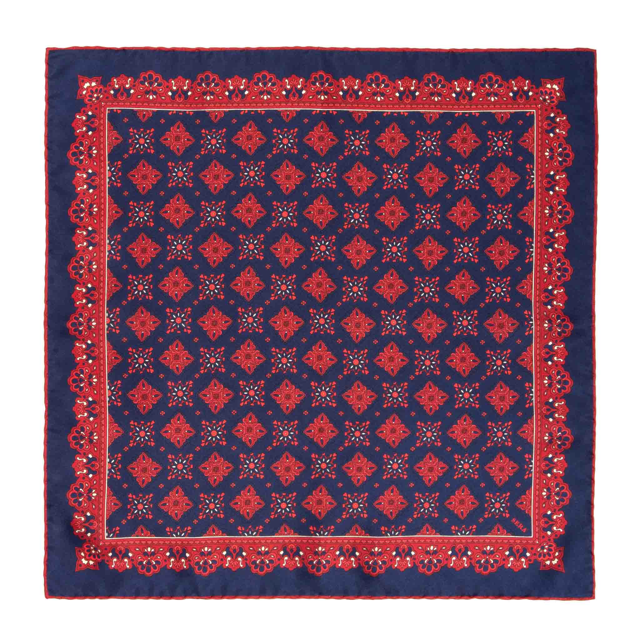 Blueberry Amarone Pocket Square