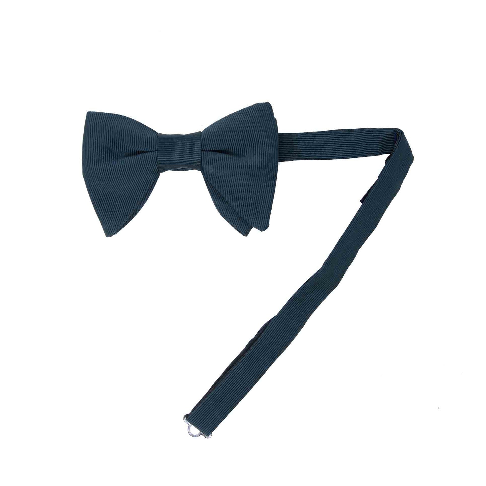 Teal Grosgrain Bow Tie Pre tied Butterfly