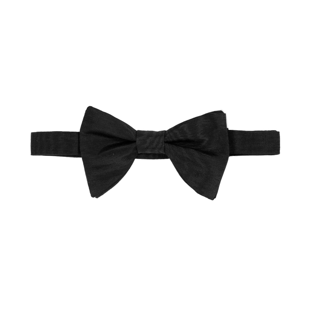 Silk Pre-tied Bow Tie grey ceremony