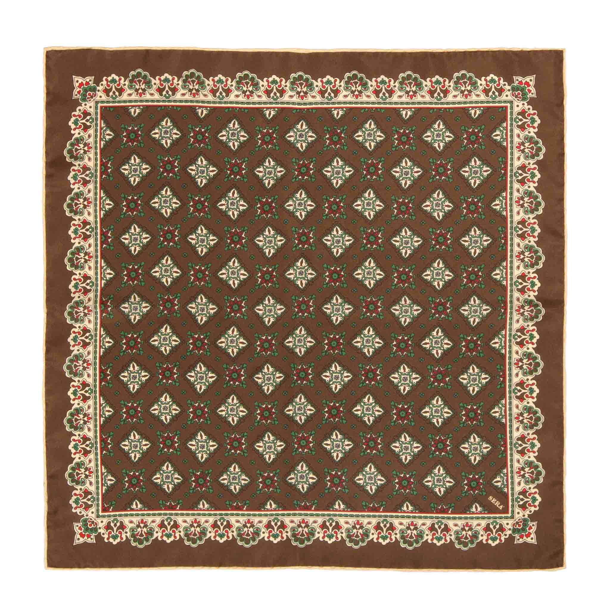 Cocoa Beans Amarone Pocket Square