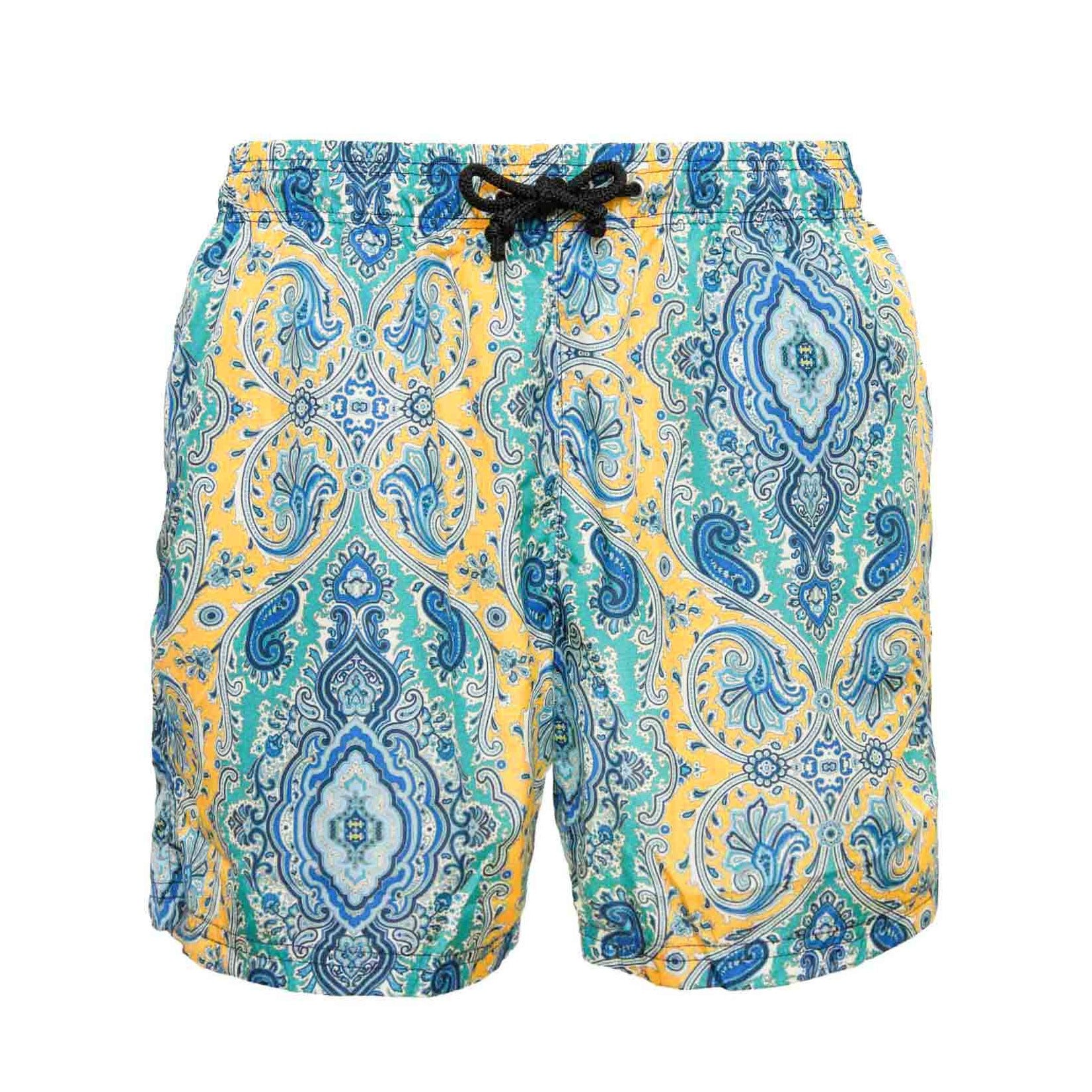 Ischia - Light Blue and Yellow Swimsuit