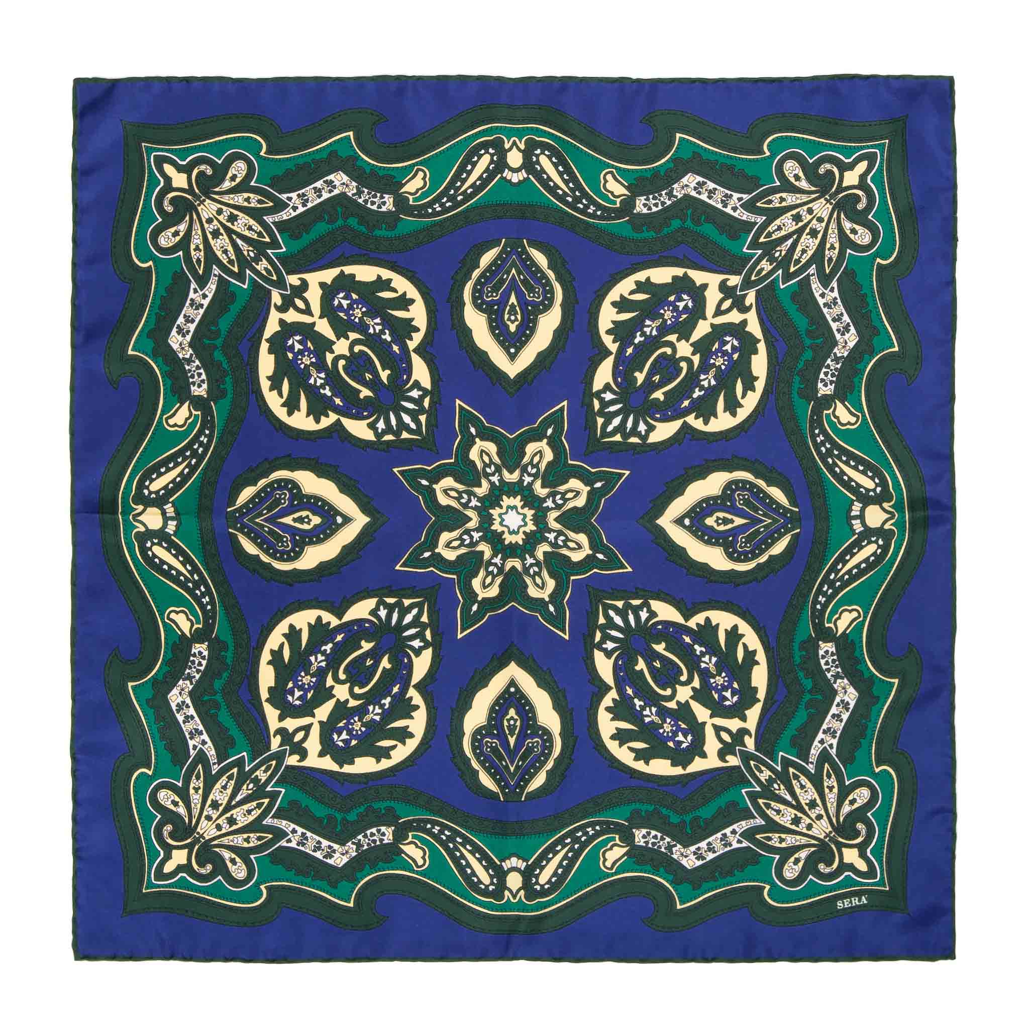 Magnolia Chianti Pocket Square