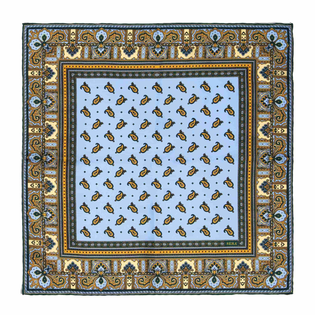 Vanilla Recioto Silk Pocket Square serà Fine Silk