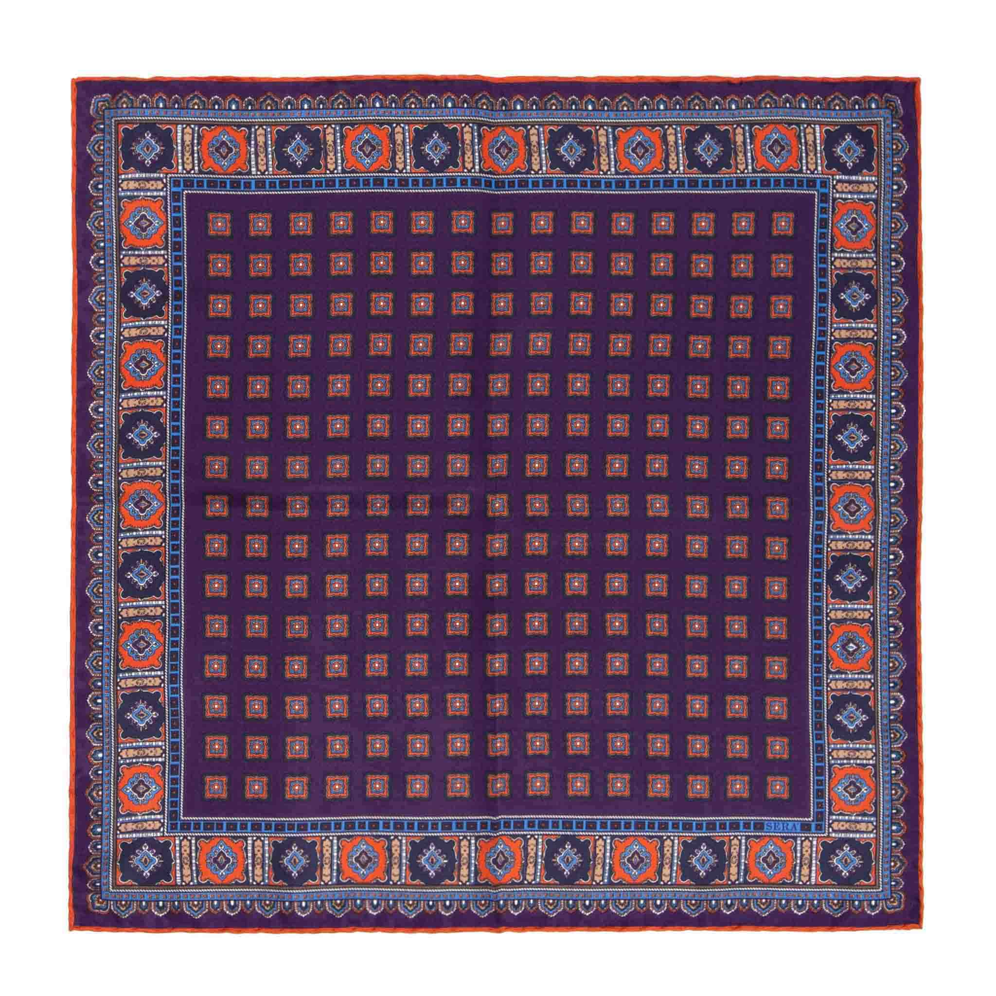 Plum Primitivo Silk Pocket Square