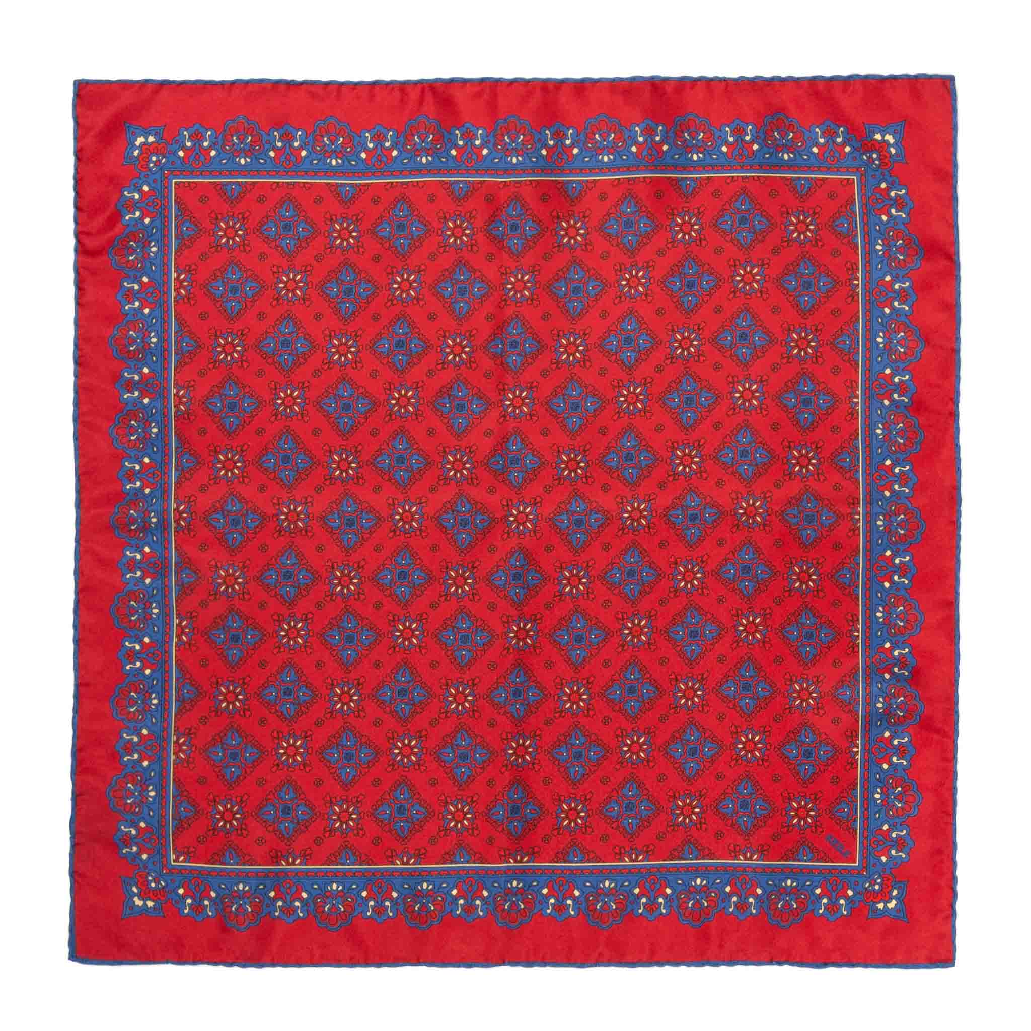 Cherry Amarone Pocket Square