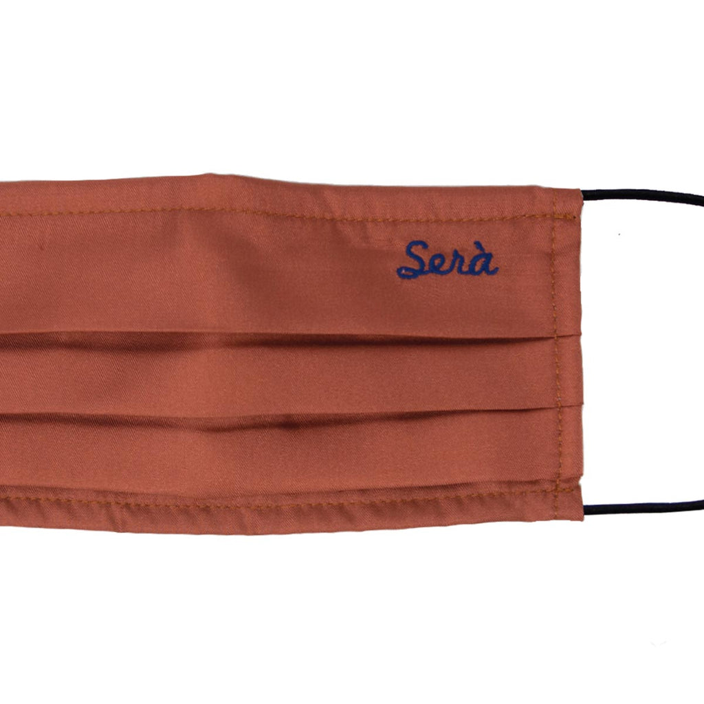 serà fine silk - Rust Silk face cover