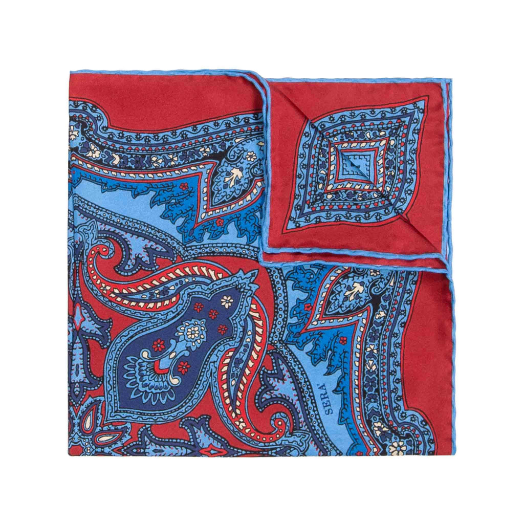 Sugar Ripasso Silk Pocket Square | Serà Fine Silk