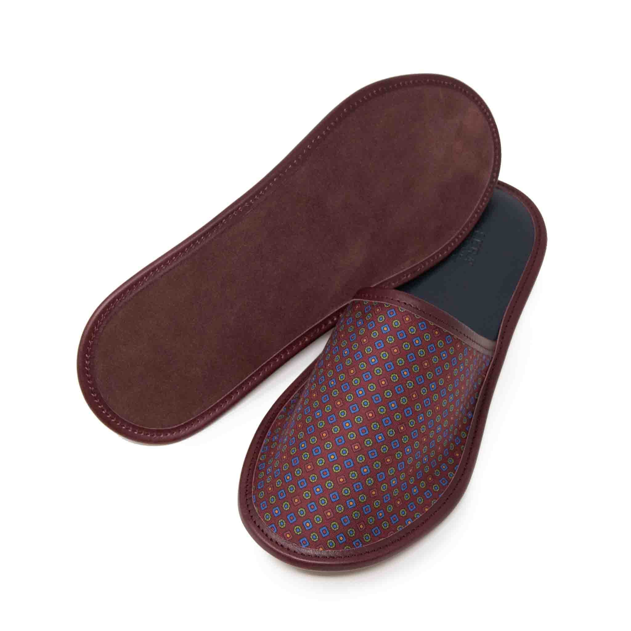 Mens silk slippers 2025
