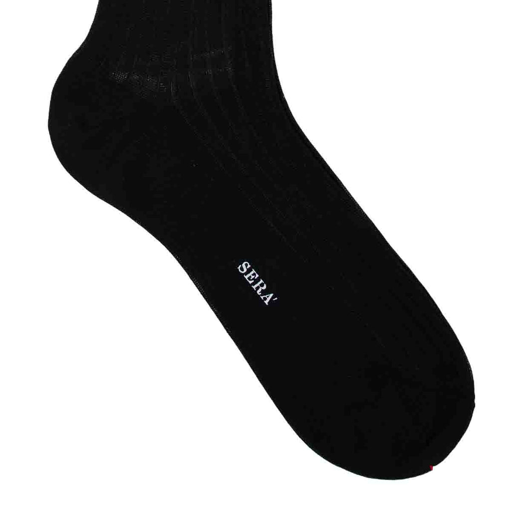 black striped socks - serà fine silk