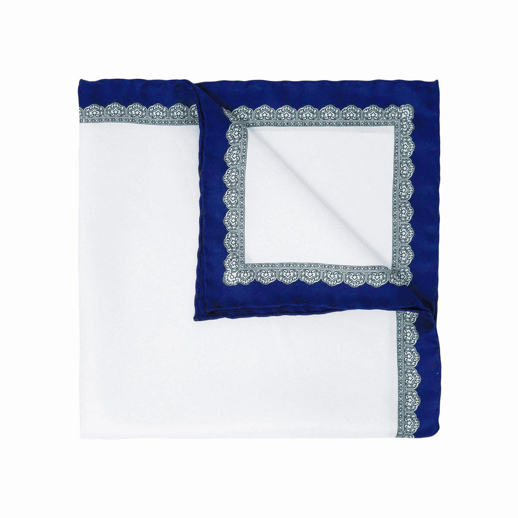 serà fine silk - Royal Blue Essential pocket square