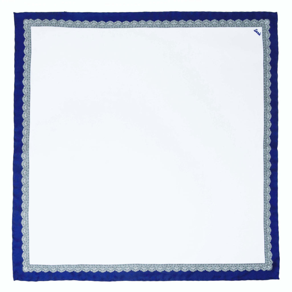serà fine silk - Royal Blue Essential pocket square