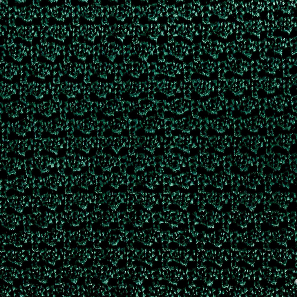 Green Forest Crochet Knitted silk Tie - sera fine silk