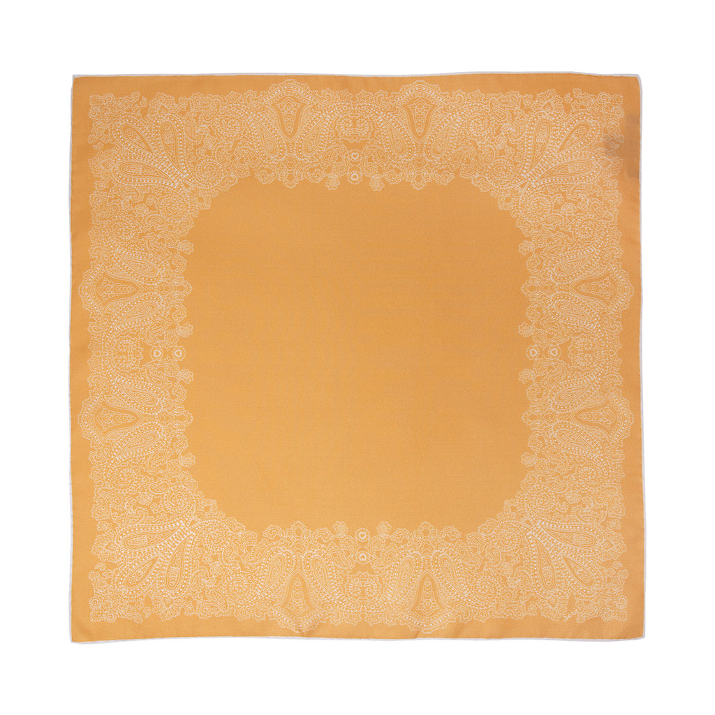 Sea Star Orange Pocket Square