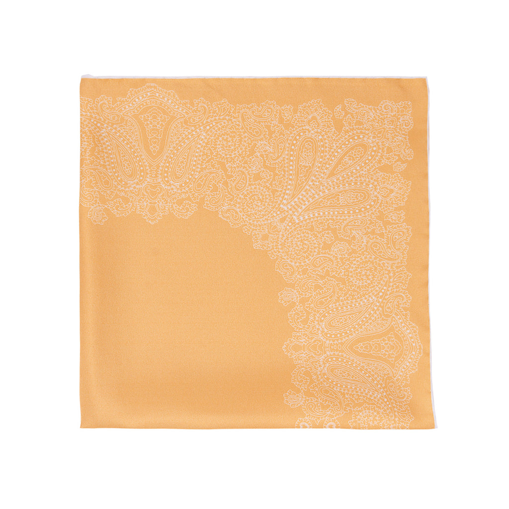 Sea Star Orange Pocket Square